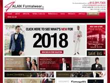 Tablet Screenshot of jalanformalwear.com